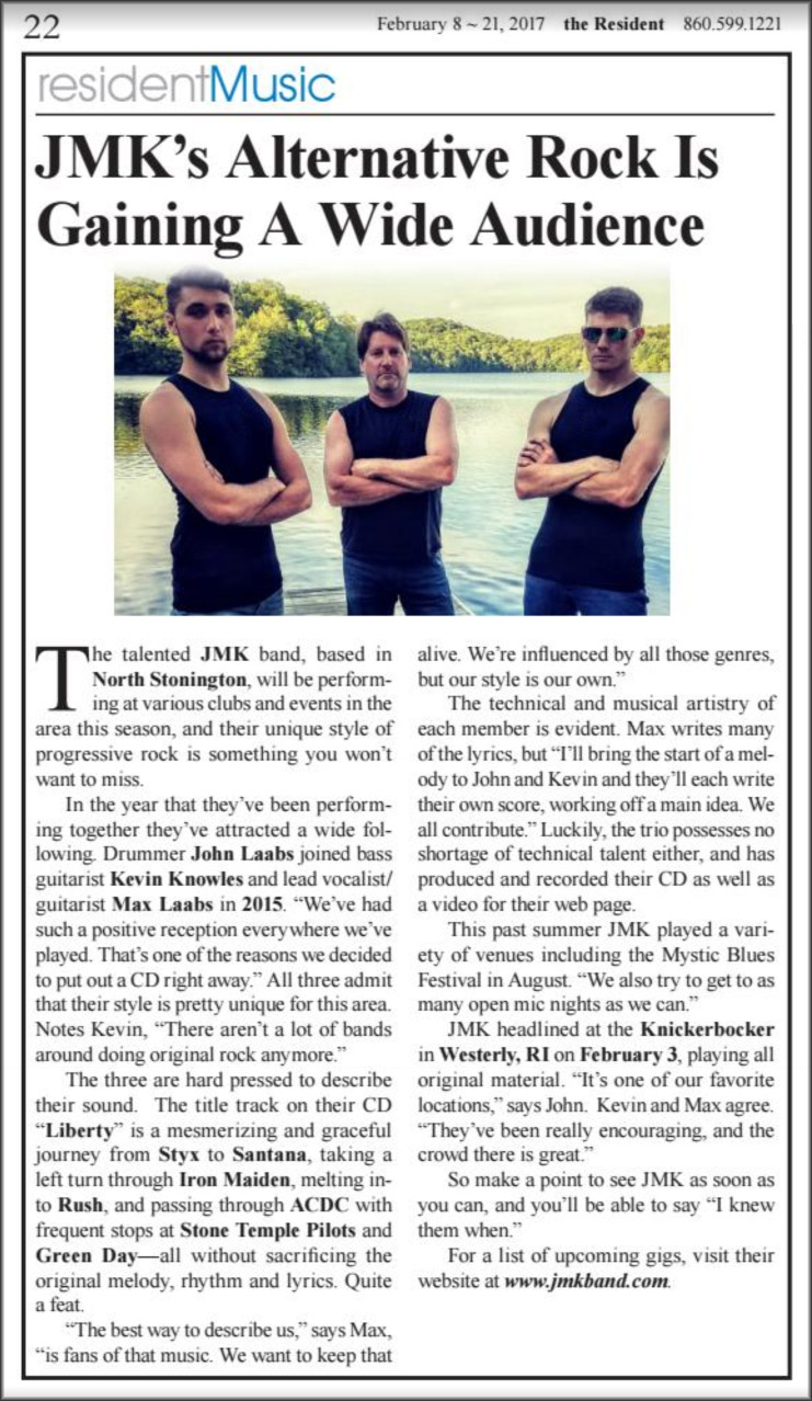JMK Band Interview with The Resident
